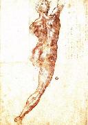 Michelangelo Buonarroti, Study for a Nude